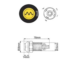 WŁĄCZNIK KLIMATYZACJI DEUTZ FAHR Agrostar 6.71, Agrostar 6.81, 01144004