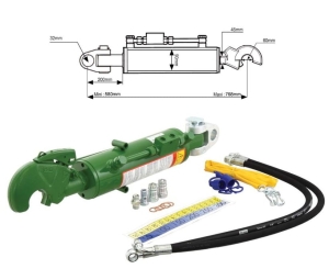 ŁĄCZNIK HYDRAULICZNY ŚRUBA CIĘGŁO HYDRAULICZNE JOHN DEERE 6830 6930 6150M 6170M 6150R 6170R 7430 7530 (Kat.3/3) PRZEBUG i CBM Q.R. HAK