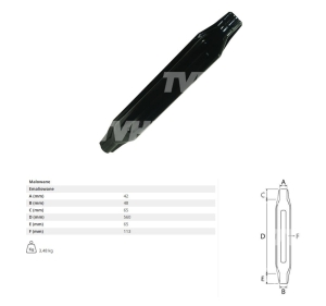 TŁUMIK FIAT NEW HOLLAND  CIAGNIK FIAT CASE AVJ55, AVJ60, AVJ70, VJ60, VJ70, VJ80 5157240
