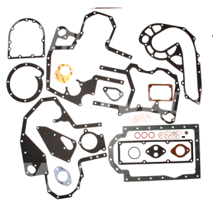 KOMPLET zestaw USZCZELEK SILNIKA BLOKU DÓŁ CASE 1046, 1246, 1055, 1055XL, 1255, 1255XL, 1455, 1455XL, 955, 955XL, 1056, 1056XL, 956, 956XL 1967013C1 3136817R99