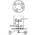 WŁĄCZNIK BLOKADY MECHANIZMU RÓŻNICOWEGO DEUTZ FAHR Agrocompact 3.90S, DX4.10, DX4.30, DX4.50, DX4.70, DX6.05, DX6.10, DX6.30, DX6.50, DX7.10
