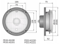 LAMPA PRZEDNIA DEUTZ-FAHR 2807, 3607, 3607F, 4007, 4007F, 4007U, 4507, 4507A, 4507C, 4507F, 4807, 4807A, 4807C, 4807F, 5207, 5207A, 04308336, 04326362, 4326362KZ103049