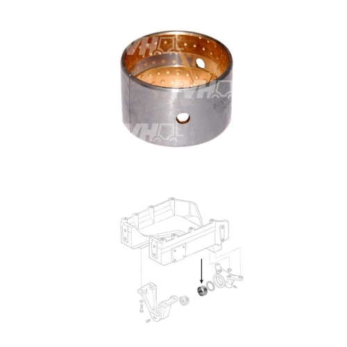 TULEJKA ZAWIESZENIA PRZEDNIEJ OSI Ø 95x101x55mm MASSEY FERGUSON 3050, 3060, 3065, 3070, 3075, 3080, 3085, 3090, 3095, 3115, 3120, 3120T, 3384093M1