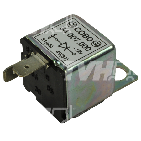 PRZEKAZNIK 12v 34.007.000 NEW HOLLAND TL100, TL70, TL80, TL90, TL100A, TL70A, TL80A FORD 3830, 4030, 4230, 4430, 8430, 8630, 8830, 3435, 3935, 4135, 4635, 4835 ( 5137958, 5146278)