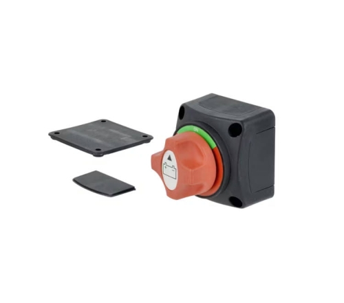 ODŁĄCZNIK PRĄDU AKUMULATORA KWADRATOWY 21102001 CZARNY 12/24V 300A/1000A