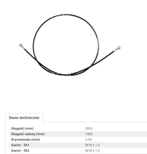 LINKA OBROTOMIERZA 2000MM 22/177-59 (FENDT Farmer 100 102 102LS 102LSA 102S 102SA 103 103LS 103LSA 103S 103SA 104LS 104LSA 104S 104SA 105 105LS 105LSA 105S 105SA 106Ls 106LSA 106S 106SA 108LS 108LSA 108S 108SA ZETOR 12011 12045 12111 12145 14145 16145