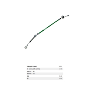 LINKA HAMULCA RĘCZNEGO FIAT 55-56, 55-56DT, 60-56, 65-56, 65-56DT, 70-56DT, 70-56L, 55-66, 55-66DT LP, 60-66, 60-66DT, 65-66 (5125736)