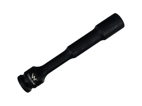 Nasadka udarowa 1/2", sześciokątna slim przelotowa ze stali CrMo 15mm długość 150 mm, stosowane w mechanice do kluczy udarowych, Waryński-124431