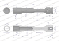 Nasadka udarowa 1/2", sześciokątna slim przelotowa ze stali CrMo 16mm długość 150 mm, stosowane w mechanice do kluczy udarowych, Waryński-124438