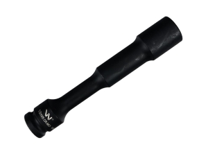 Nasadka udarowa 1/2", sześciokątna slim przelotowa ze stali CrMo 18mm długość 150 mm, stosowane w mechanice do kluczy udarowych, Waryński