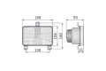 LAMPA PRZEDNIA REFLEKTOR MASSEY FERGUSON 6110 6120 6130 6140, 3050, 3060, 3065, 3070, 3075, 3080, 3085, 3090, 3095, 3610, 3630, 3635, 3645, 3650, 3655, 3670, 3680