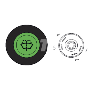 WŁĄCZNIK SPRYSKIWACZA SZYB DEUTZ FAHR Agroxtra 3.57, Agroxtra 4.07, Agroxtra 4.17, Agroxtra 4.47, Agroxtra 4.57, Agroxtra 6.07, Agroxtra 6.17, Hopfen DX4.17, Hopfen DX4.57, 01177160