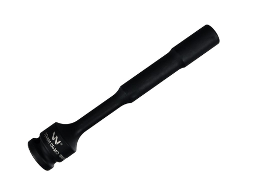Nasadka udarowa 1/2", sześciokątna slim przelotowa ze stali CrMo 10mm długość 150 mm, stosowane w mechanice do kluczy udarowych, Waryński-124443