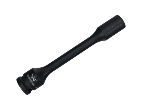 Nasadka udarowa 1/2", sześciokątna slim ze stali CrMo 14mm długość 150 mm, stosowane w mechanice do kluczy udarowych, Waryński-124453