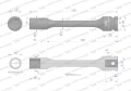 Nasadka udarowa 1/2", sześciokątna slim ze stali CrMo 14mm długość 150 mm, stosowane w mechanice do kluczy udarowych, Waryński-124454