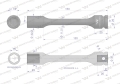 Nasadka udarowa 1/2", sześciokątna slim ze stali CrMo 15mm długość 150 mm, stosowane w mechanice do kluczy udarowych, Waryński-124452