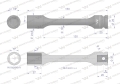 Nasadka udarowa 1/2", sześciokątna slim ze stali CrMo 17mm długość 150 mm, stosowane w mechanice do kluczy udarowych, Waryński-124458