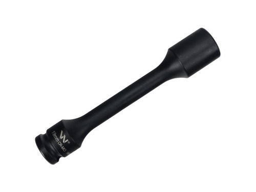 Nasadka udarowa 1/2", sześciokątna slim ze stali CrMo 19mm długość 150 mm, stosowane w mechanice do kluczy udarowych, Waryński-124455