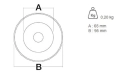 KOREK WLEWU PALIWA JOHN DEERE AL113087, AL78343, AL80633