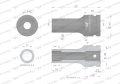Nasadka udarowa 3/4" dwunastokątna ze stali CrMo 17mm bardzo długa D90 SLIM Waryński-124567