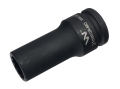 Nasadka udarowa 3/4" dwunastokątna ze stali CrMo 21mm bardzo długa D90 SLIM Waryński-124571