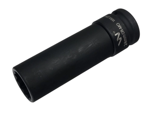 Nasadka udarowa 3/4" dwunastokątnaze stali CrMo 24mm bardzo długa D120 SLIM Waryński-124577