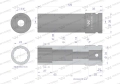 Nasadka udarowa 3/4" dwunastokątnaze stali CrMo 24mm bardzo długa D120 SLIM Waryński-124579