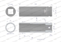 Nasadka udarowa 3/4" dwunastokątnaze stali CrMo 27mm bardzo długa D120 SLIM Waryński-124582
