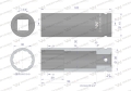 Nasadka udarowa 3/4" dwunastokątna ze stali CrMo 30mm bardzo długa D120 SLIM Waryński-124585