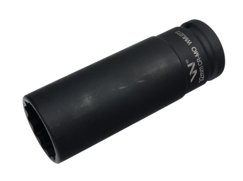 Nasadka udarowa 3/4" dwunastokątna ze stali CrMo 32mm bardzo długa D120 SLIM Waryński-124586