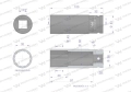Nasadka udarowa 3/4" dwunastokątna ze stali CrMo 32mm bardzo długa D120 SLIM Waryński-124588