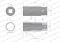 Nasadka udarowa 3/4" dwunastokątna ze stali CrMo 34mm bardzo długa D120 SLIM Waryński-124591