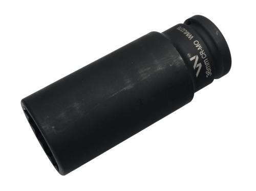 Nasadka udarowa 3/4" dwunastokątna ze stali CrMo 36mm bardzo długa D120 SLIM Waryński-124592