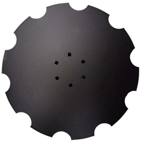 Talerz do agregatu talerzowego, zębaty 610 mm, 6 otworowy, grubość 5 mm