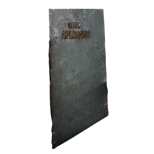 Nakładka do wspawania do dłuta MICHEL lewa wzmocniona płytką węglika wolframu i napawem 165x70x20 mm