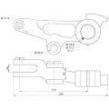 RAMIĘ PODNOŚNIKA PRAWE JOHN DEERE 6800, 6900, 6810, 6910, 6910S R126713 L100694