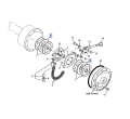 PRZEKŁADKA TARCZY FORD NEW HOLLAND 5640, 6640, 7740, 7840, 8240, 8340, (81866478, 83997678, E9NN2N315CB)