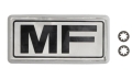 EMBLEMAT MASSEY FERGUSON 230, 240, 250, 265, 275, 290, 265, 675, 690, 698, 699 1682944M91