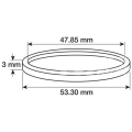USZCZELNIACZ Ø 47.85 X 53.30 X 3 MM CASE 5120, 5130, 5140, 5150, 5220, 5230, 5240, 5250, MX100, MX100C, MX110, MX120, MX135, MX150, MX170, MX80C, MX90C A159297