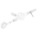 ORING Ø: 34,59 X 2,62 mm MASSEY FERGUSON 1441145X1, 1851226M1, 1852490M1, 3531010M1, 366434X1, 392314X1, 975538M1