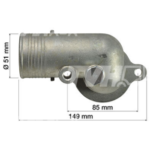 TERMOSTAT MASSEY FERGUSON 3425 V/S/F, 3435 V/S/F, 3445 V/S/F, 3455 V/S/F, 4133L502, 4133L508, 4225297M1, 4225444M1