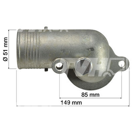 TERMOSTAT MASSEY FERGUSON 3425 V/S/F, 3435 V/S/F, 3445 V/S/F, 3455 V/S/F, 4133L502, 4133L508, 4225297M1, 4225444M1