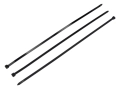 Opaski kablowe, opaski zaciskowe, tyrytytki, trytytki, 9.0 x 550mm 100 szt w worku czarne odporne na UV, w elektrotechnice, elektronice, budownictwie i mechanice, Teger-128078