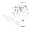 TULEJA ZAWIESZENIA 5136116 PRZEDNIEJ OSI NEW HOLLAND T7.270, T7030, T7040, T7050, T7060, T7070, TM115, TM120, TM130, TM140, TM150, TM155, TM165, TM175 CASE MXM FORD STEYR