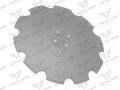Talerz, uzębiony Z-10 fi 560 mocowanie 4/98 grubość 4.5 stal borowa, Royal Farm-130694