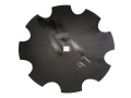 Talerz, uzębiony Z-8 fi 460 otwór 30x30 stal borowa, 1202030150, Royal Farm-130703
