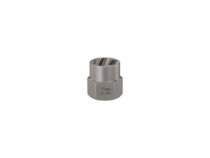 Nasadka do odkręcania uszkodzonych śrub i nakrętek, (17mm) - kute/ stal Cr-Mo, Teger