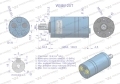 Silnik hydrauliczny orbitalny WMM 20 cm3/obr (100 bar / max.140 bar) przyłącza tylne Waryński-132231