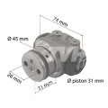 CYLINDEREK HAMULCOWY FENDT 240S, 250S, 250SA, 260P, 260PA, 260S, 260SA, 270P, 270PA, 275SA, 280P, 280PA, G158100150020 G158100150011 G158100150010