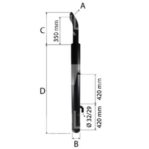 TŁUMIK NEW HOLLAND T6020, T6030 Delta, T6040 Delta, T6050 Delta, T6060 Elite, TS100, TS110 87324758